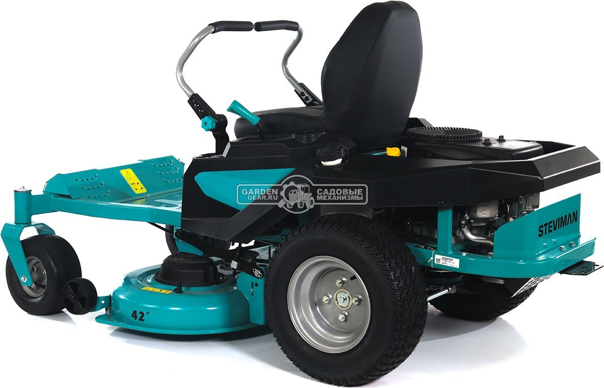Садовый райдер Steviman ZR-107 HQ с нулевым радиусом разворота (PRC, Loncin, 586 куб.см., гидростатика, ширина кошения 107 см., 227 кг.)
