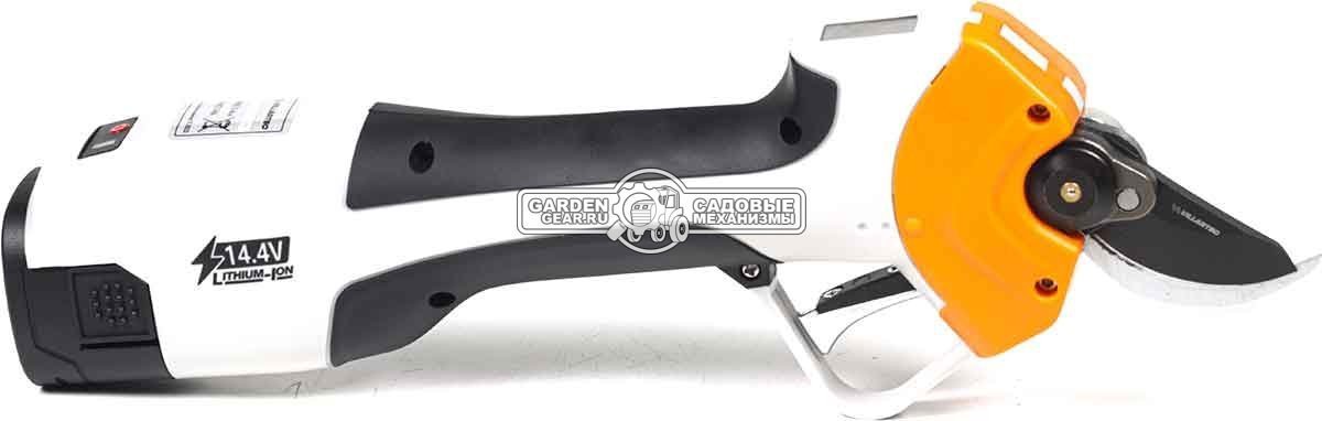 Аккумуляторный секатор Villartec PA1462 без АКБ и ЗУ (PRC, Li-Ion, 14.4В, ветки до 30 мм, 1.0 кг)