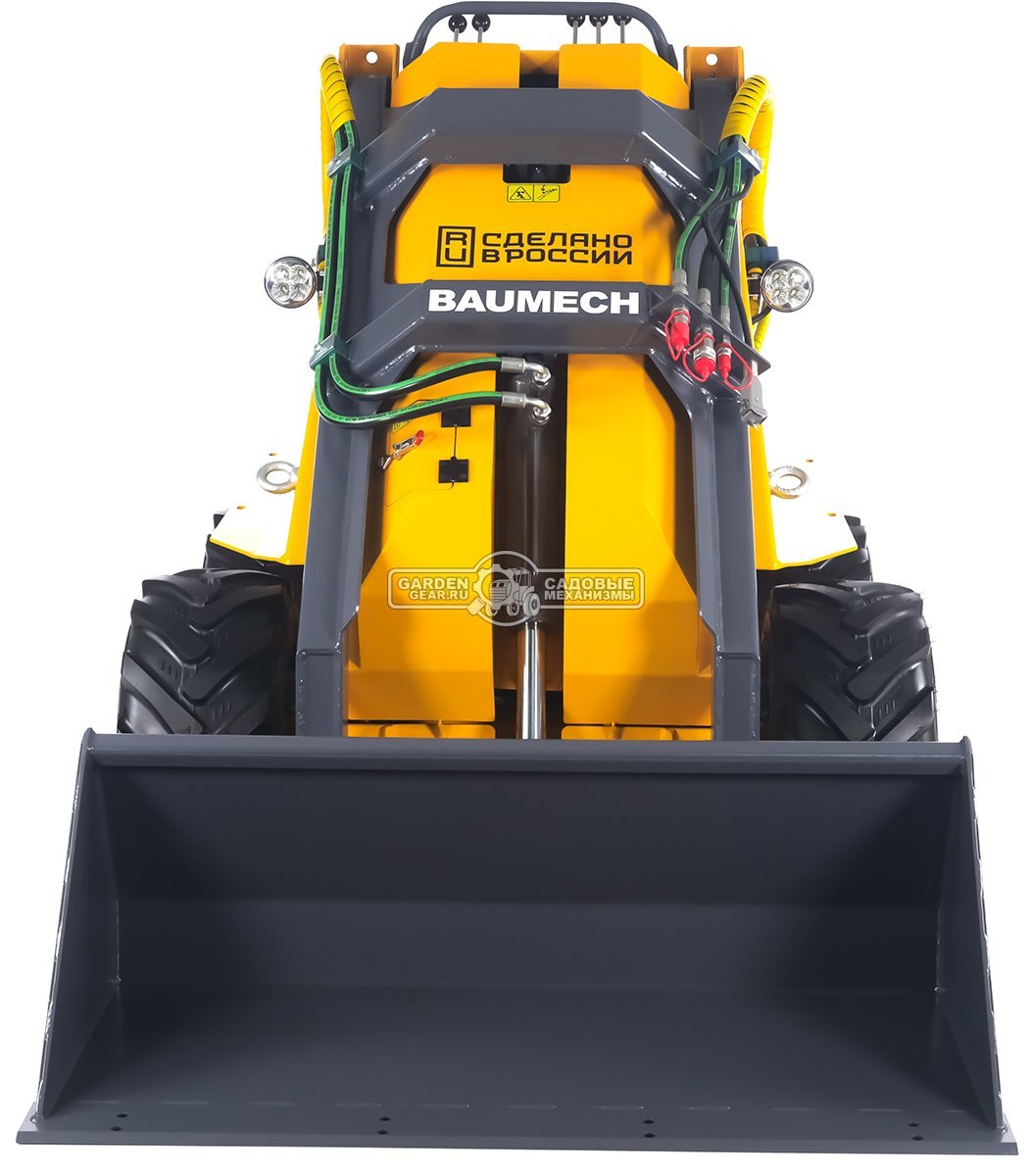 Универсальная машина мини-погрузчик Baumech ML-02 + ковш универсальный 110 см., с двигателем Zongshen GB460E