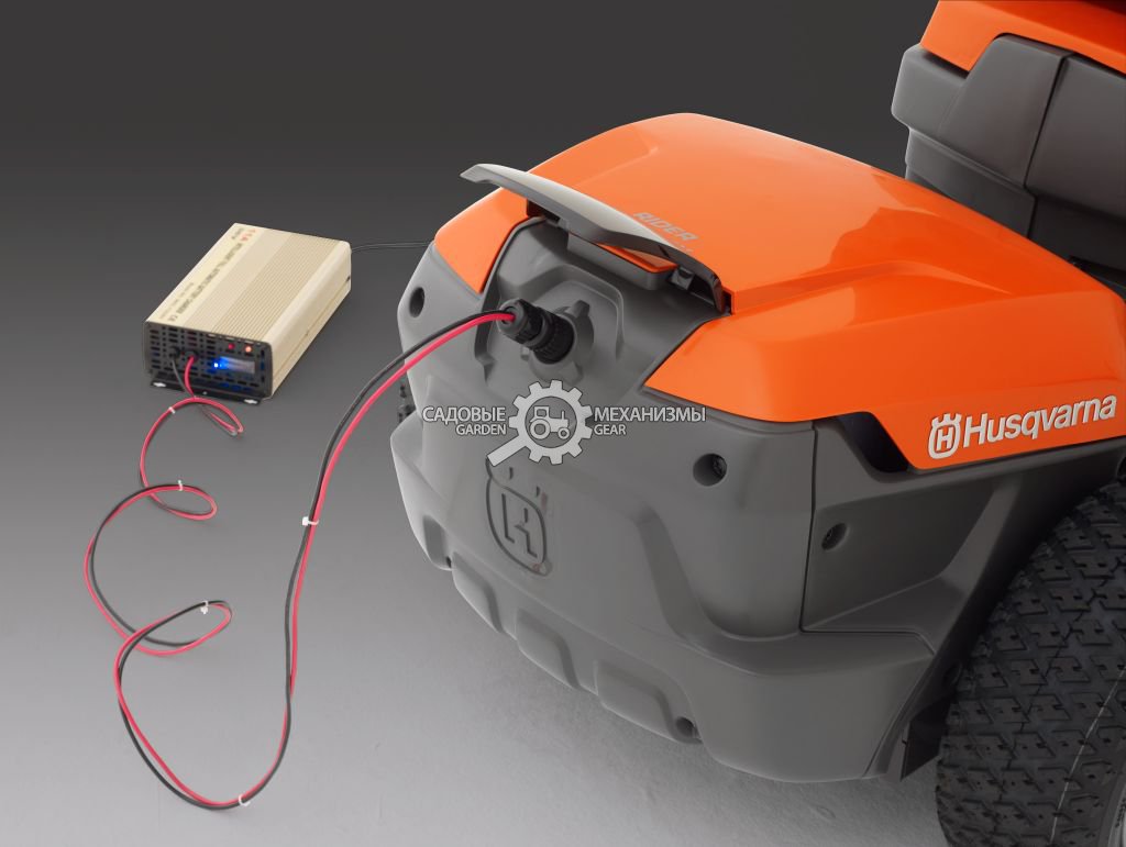 Садовый райдер Husqvarna Battery Rider аккумуляторный с декой 85 см. (SWE, 125 Ah., 3x12V., гидростатика, 270 кг.)