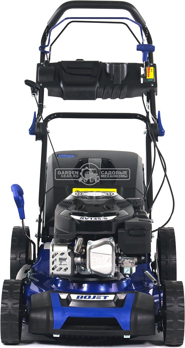 Газонокосилка бензиновая Bojet GLMS-46 (PRC, 46 см, Rato, 149 см3, сталь, вариатор, 3 в 1, 65 л, 27 кг)