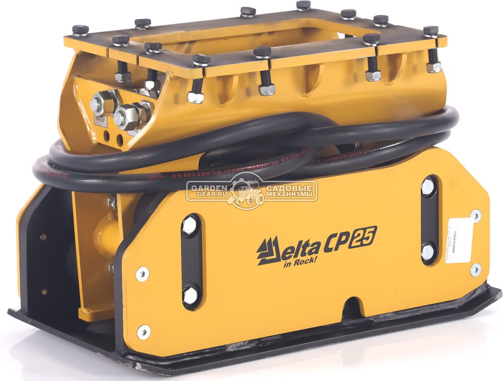 Вибротрамбовка Delta CP25 (2 тс, 0.3 м2, 41,6 Гц, 35-80 л/мин, 160-210 бар, 290 кг.)