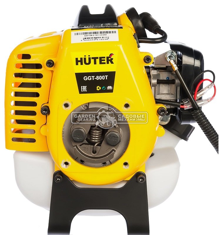 Бензокоса Huter GGT-800T (PRC, 25.4 см3, 0.8 кВт/1.1 л.с., нож 3Т + леска 2.4 мм, Т рукоятка, неразъёмный вал, 7 кг)