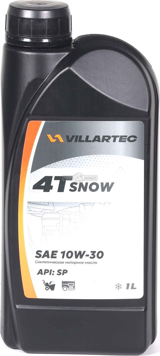 Масло зимнее 4-тактное Villartec 4T Snow SAE 10W-30 синтетическое 1 л.
