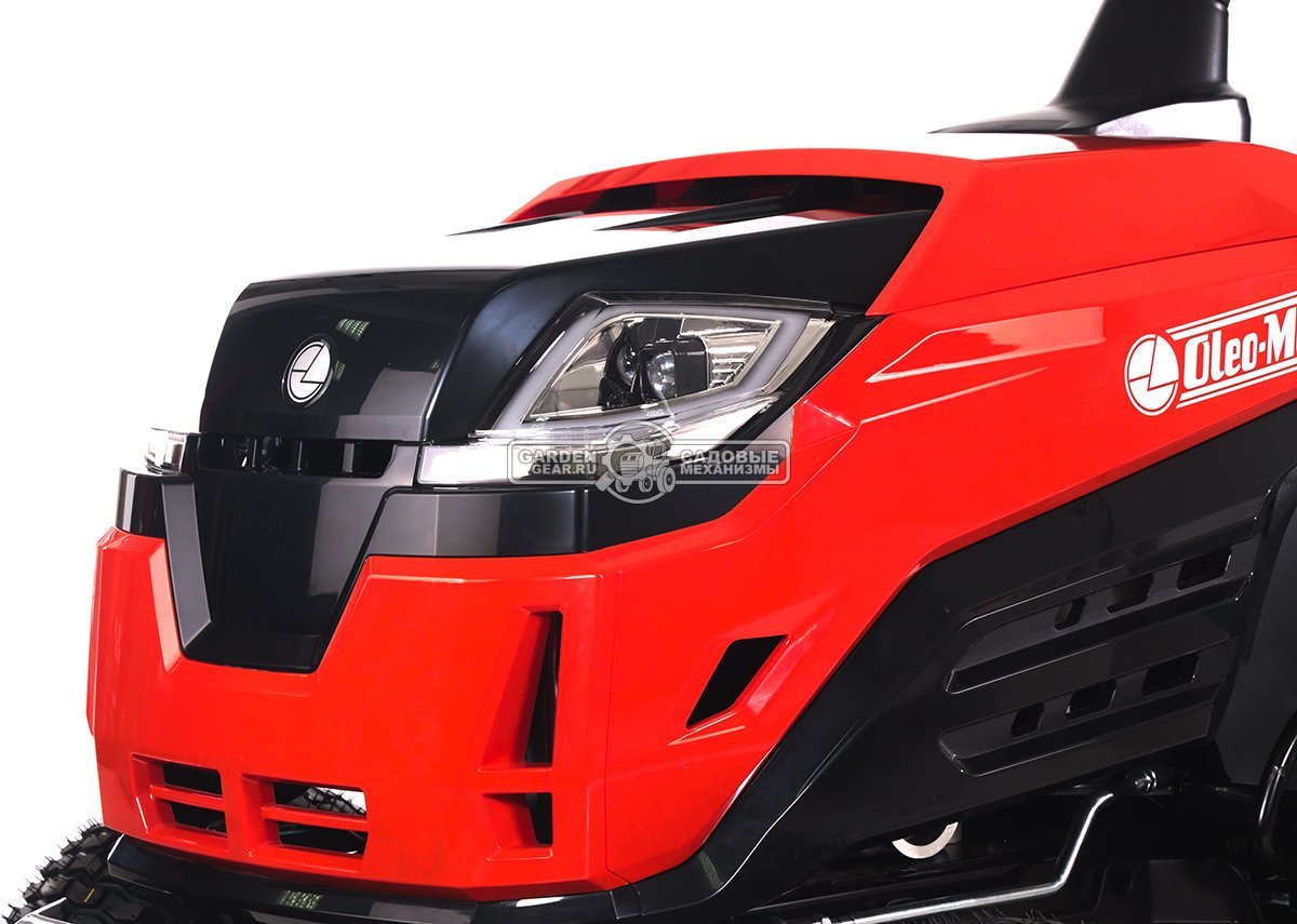 Садовый трактор Oleo-Mac OM 86R/12,5 К M (PRC, Emak K 1250 AVD, 413 см3, 86 см., механика, травосборник 300 л., 190 кг.)