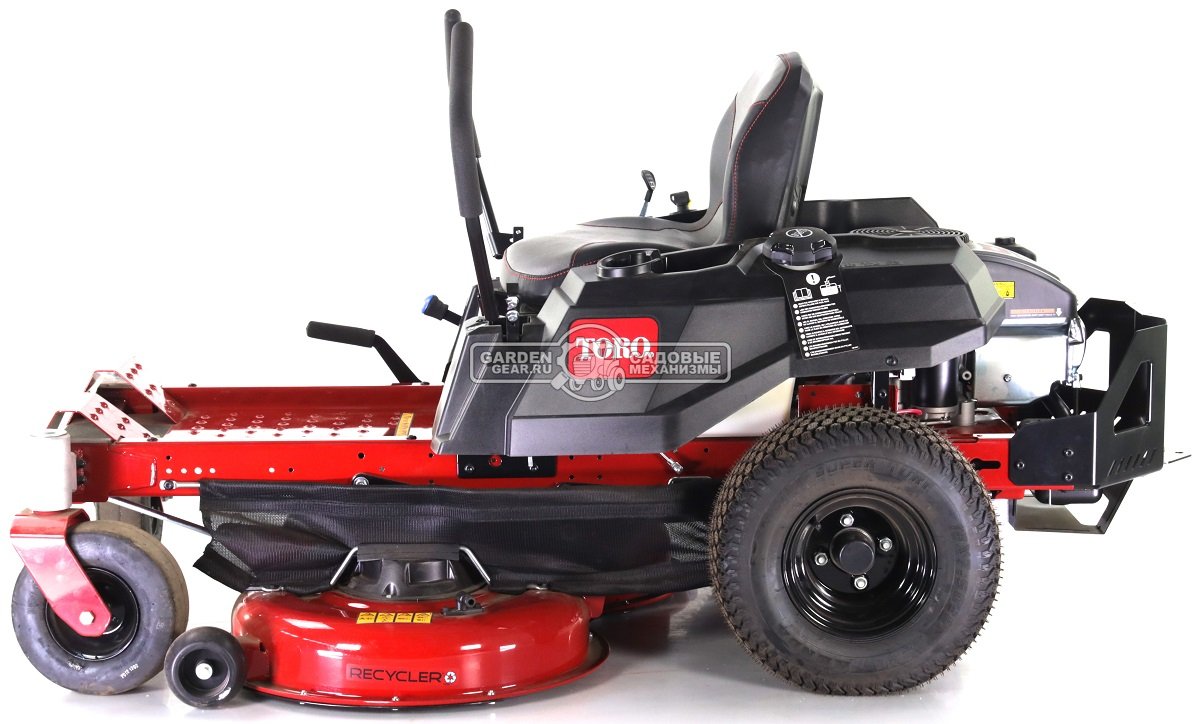 Садовый райдер Toro TimeCutter 74685 с нулевым радиусом разворота (USA, Toro, 452 куб.см., гидростатика, ширина кошения 107 см, 232 кг)