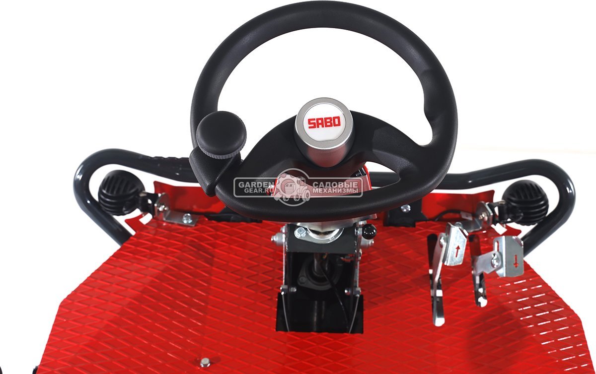 Садовый трактор для высокой травы и работы на склонах SABO GLADIATOR 95 F AWD (GER, B&S Intek 8-44C8, 724 куб.см., 95 см, дифференциал, 388 кг.)