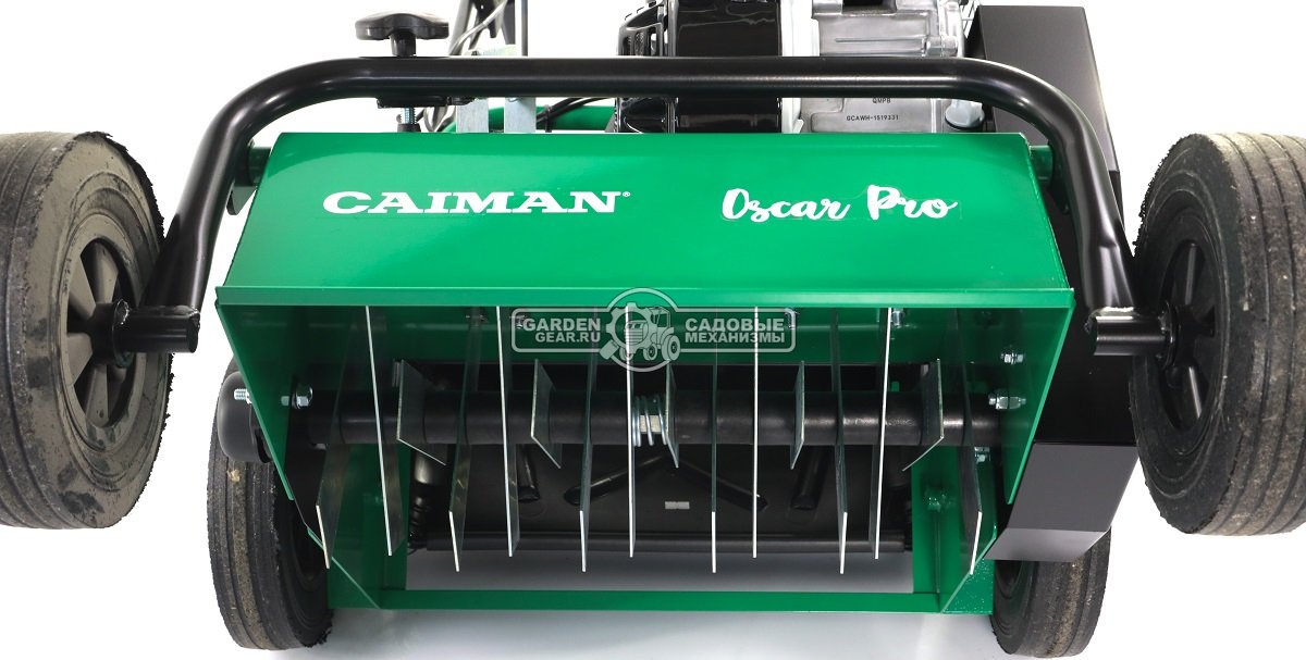 Вертикуттер - аэратор бензиновый Caiman Oscar Pro 60H (FRA, 40 см., Honda GX160, 163 куб.см., сталь, травосборник 50 л., 65 кг.)