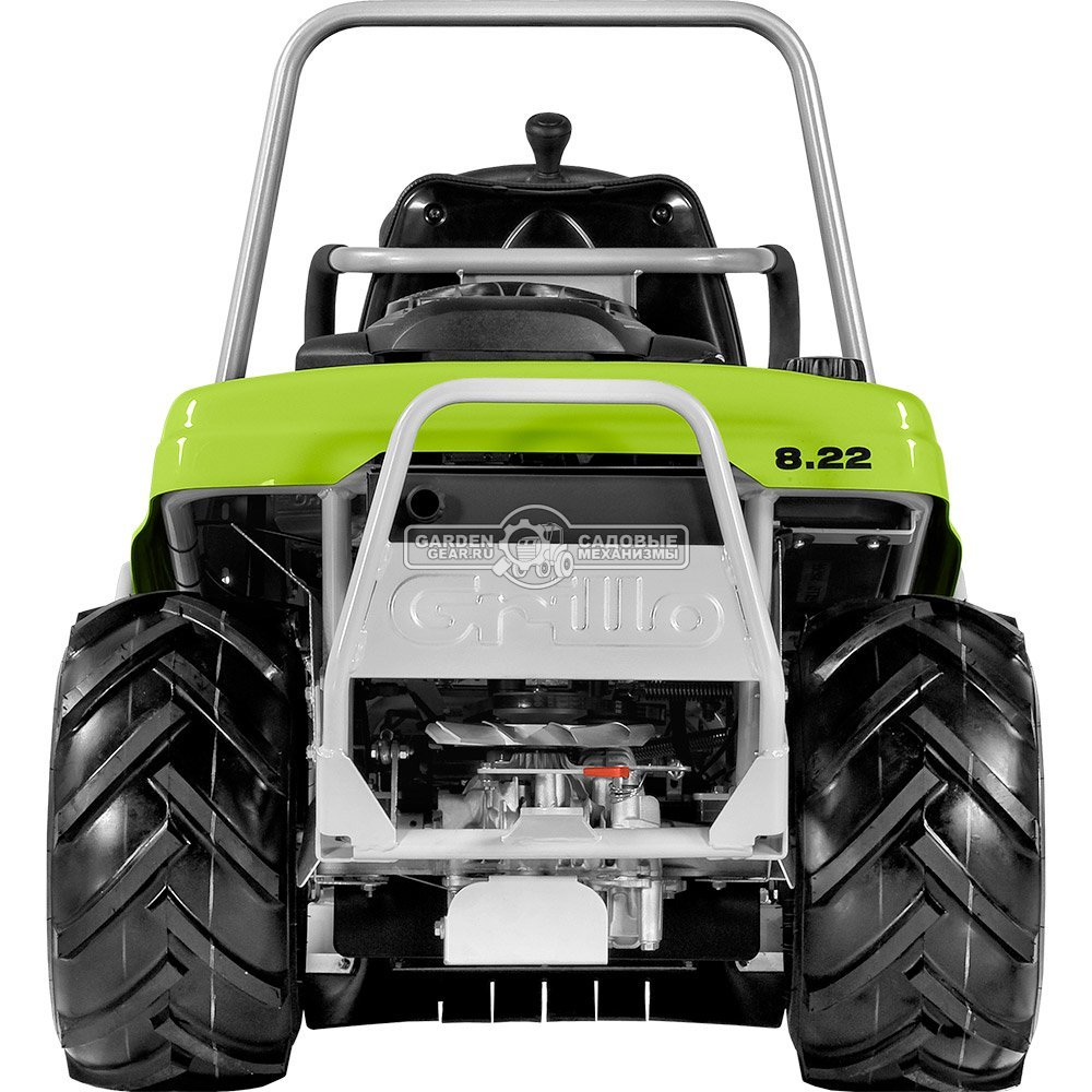 Садовый трактор для высокой травы и работы на склонах Grillo Climber 8.22 (ITA, B&S 7220 PXi, 656 куб.см3, задний выброс, дифференциал, 91 см, 290 кг)