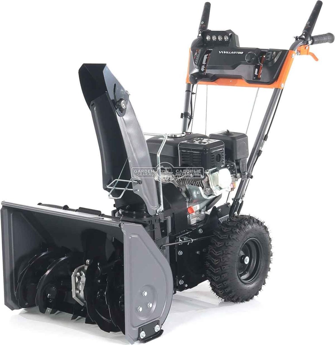Комбимашина Villartec SW7080E с щеткой 80 см и снегоуборщиком 56 см (PRC, 7,0 л.с., 212 см3, эл/стартер, фара, скорости 5/2, 73 кг)