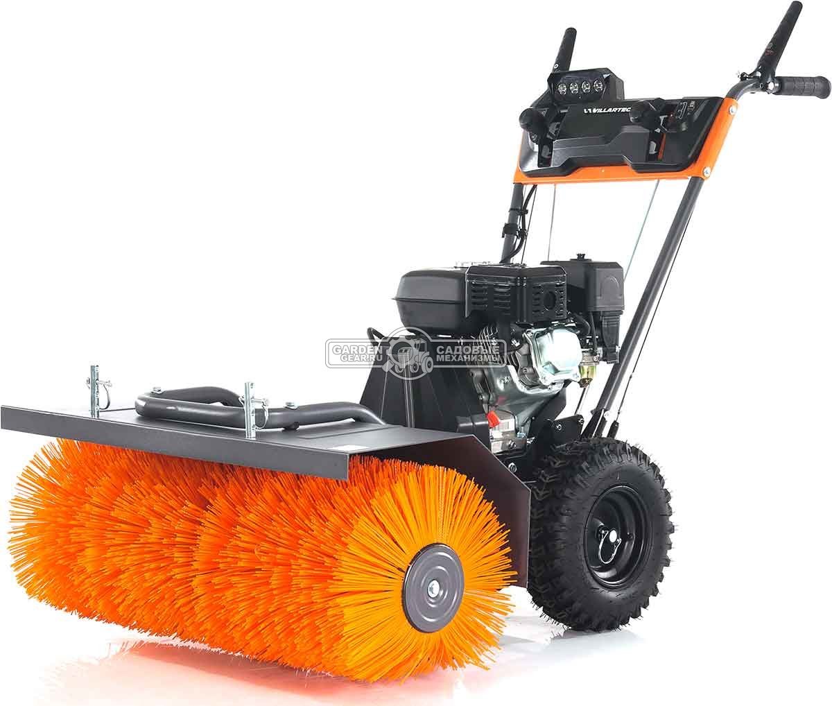 Подметальная машина Villartec S 7080E (PRC, 7.0 л.с., 212 см3, скорости 5/2, шир. 80 см., диам. 34,5 см., эл/стартер, фара, 70 кг)