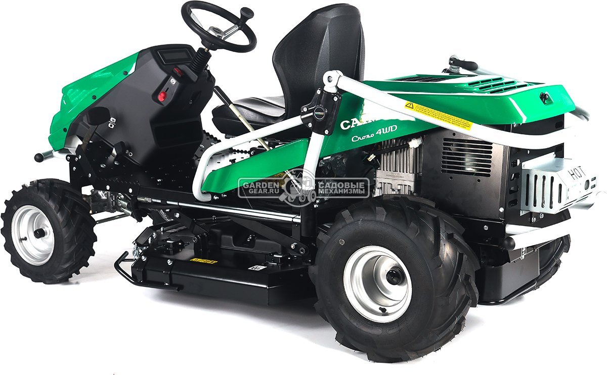 Садовый трактор для высокой травы и работы на склонах Caiman Croso Max 4WD 97D2C2 (CZE, Caiman V-Twin, 708 куб.см., 92 см, дифференциал, 349 кг.)