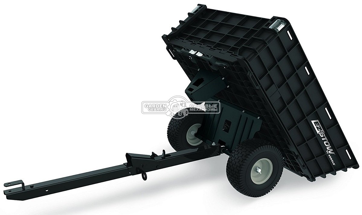 Тележка - прицеп Cub Cadet 400 кг., EZ Stow Cart пластиковый с механизмом опрокидывания, для всех садовых минитракторов