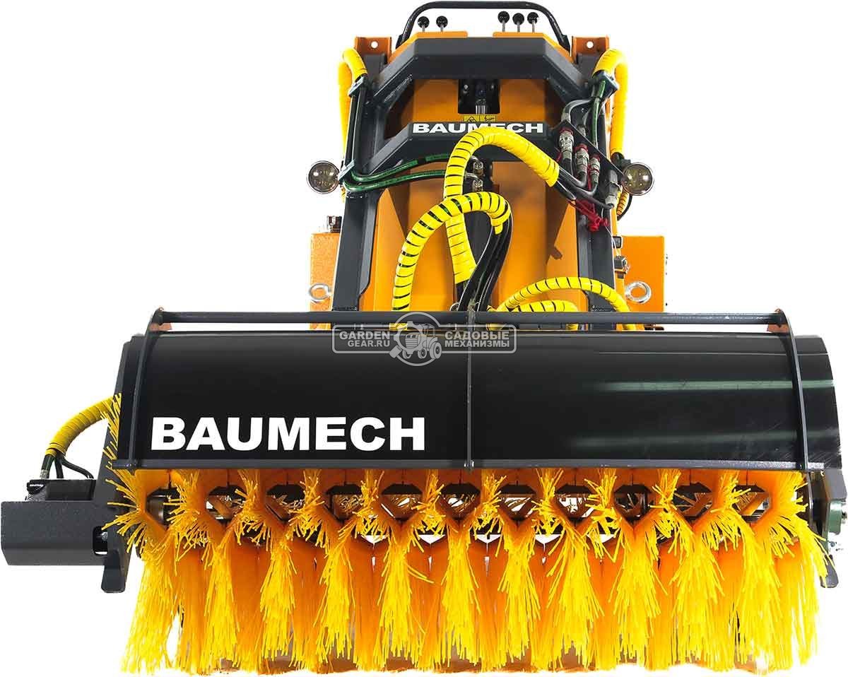 Универсальная машина мини-погрузчик Baumech ML-02 Pro + гидравлическая щётка 115 см., с двигателем Zongshen GB750 EFI V-Twin инжектор