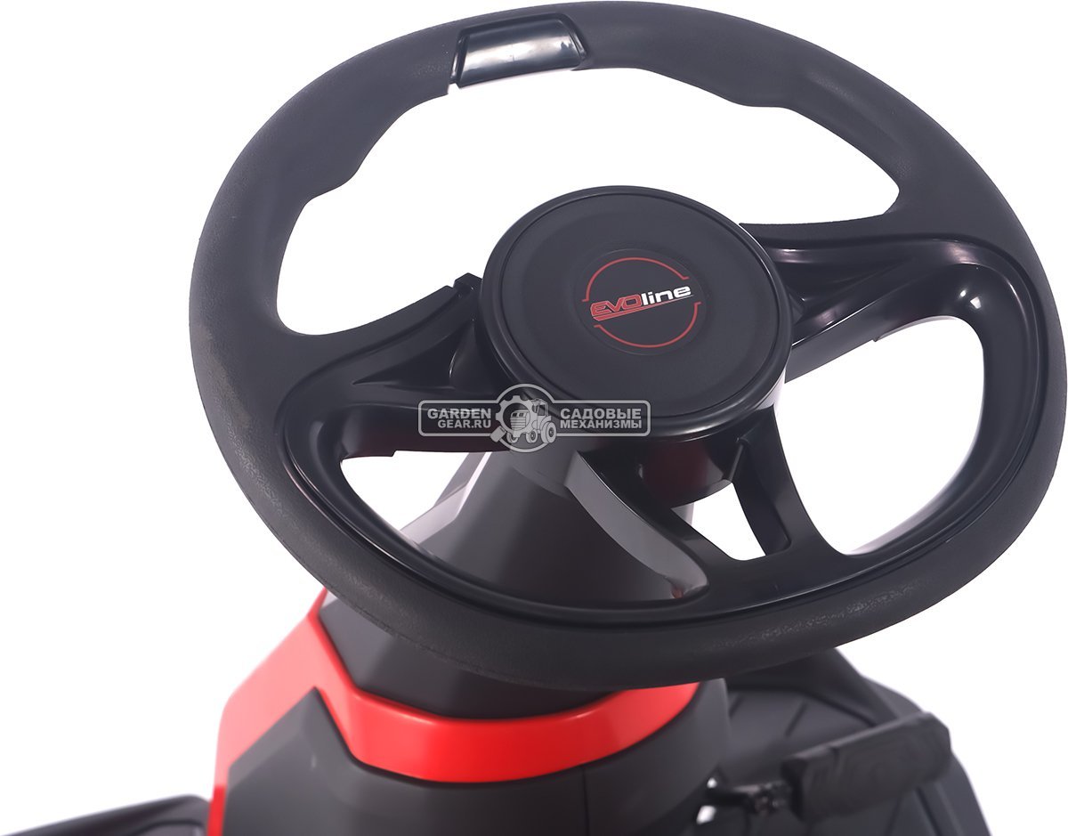 Садовый минирайдер Evoline TRG 66 CV (PRC, EVOline, 224 куб.см., вариатор CVT, травосборник 150 л, ширина кошения 66 см, 3 в 1, 130 кг)