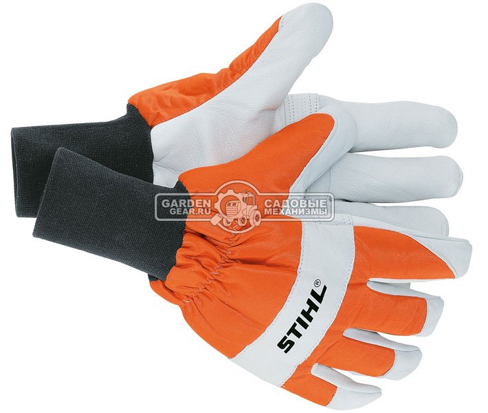 Перчатки Stihl FUNCTION Protect MS (Economy) L/10 с защитой от прорезания (воловья кожа/текстиль)
