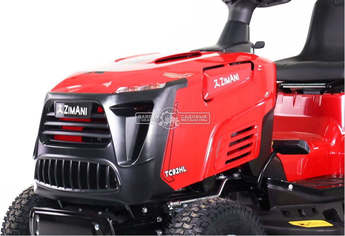 Садовый трактор ZimAni TC92HL (PRC, Loncin LC1P92F-1, 452 куб.см., гидростатика, травосборник 300 л., ширина кошения 92 см., 191,5 кг.)