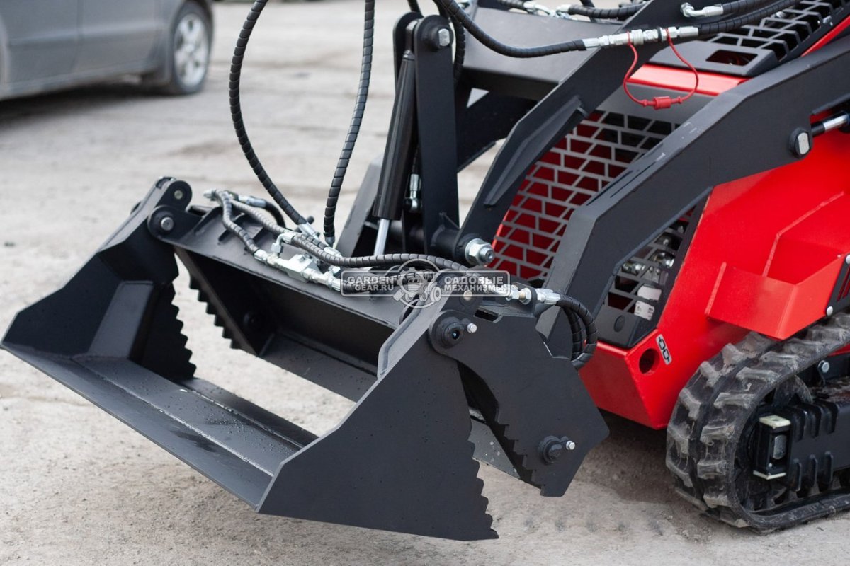 Ковш челюстной RED 130 см. для мини-погрузчика, 170 кг.