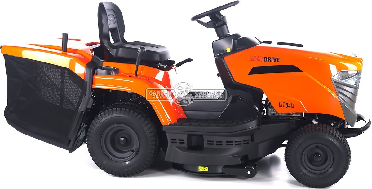 Садовый трактор Daewoo DLT 84M (PRC, Stiga ST400, 414 куб.см., механика, ширина кошения 84 см., травосборник 200 л., мульчирование, 190,5 кг.)