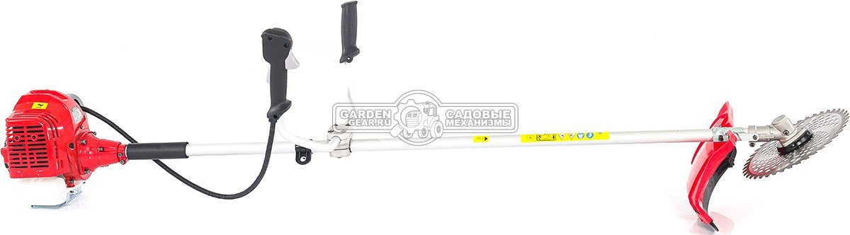 Бензокоса Интерскол КБ 44/52РВ Эксперт (RUS, 52 куб.см., 1.6 кВт/2.2 л.с., леска 2.4 мм + 40Т диск 255 мм, Т-рукоятка, 7.0 кг)