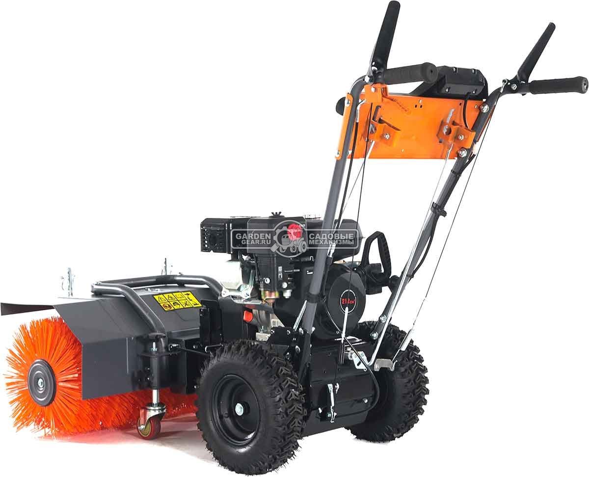 Комбимашина Villartec SW7080E с щеткой 80 см и снегоуборщиком 56 см (PRC, 7,0 л.с., 212 см3, эл/стартер, фара, скорости 5/2, 73 кг)