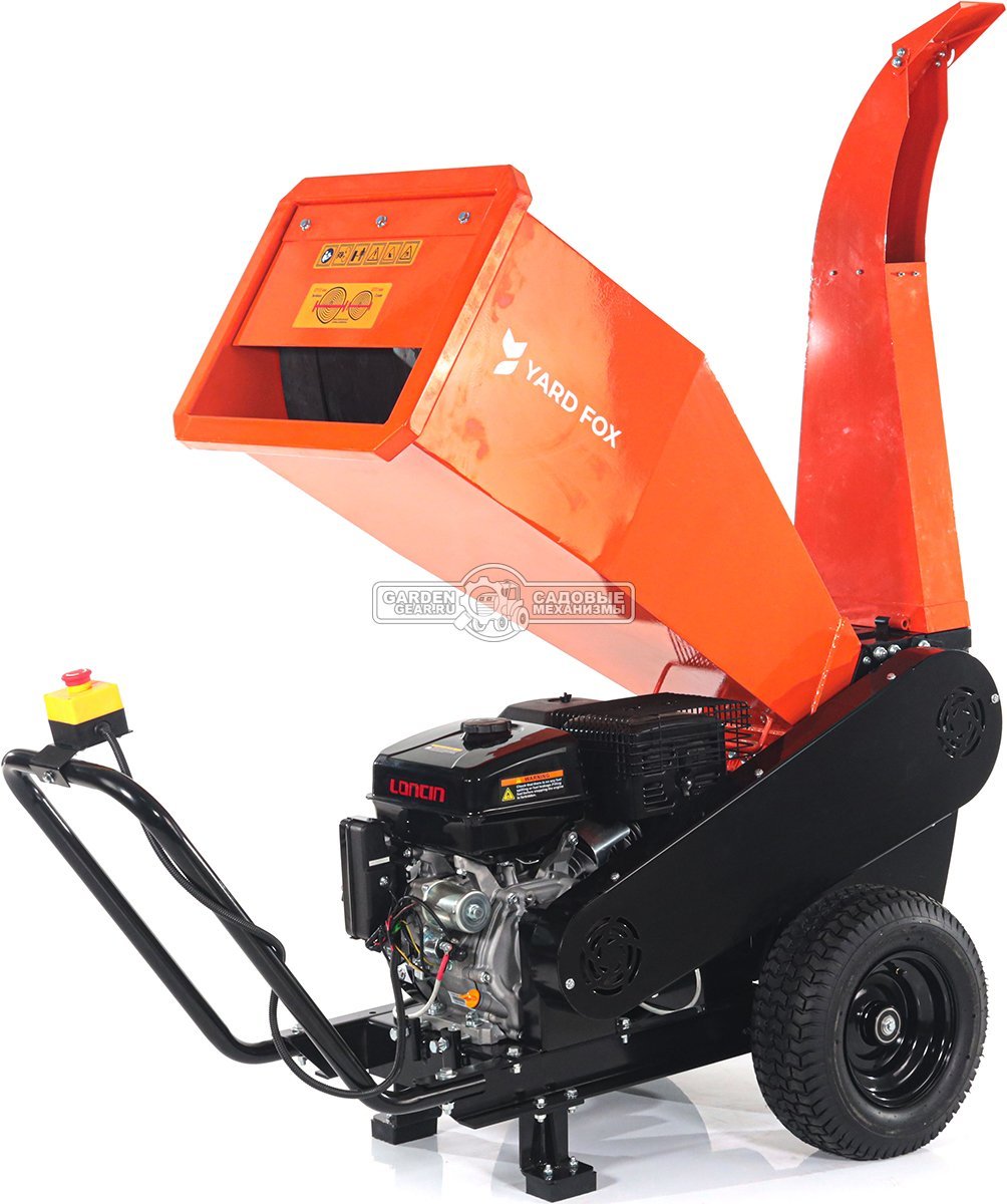 Садовый измельчитель веток бензиновый Yard Fox Pro 110SP (PRC, Loncin, 420 см3, эл/стартер, ветки до 110 мм, 110 кг)