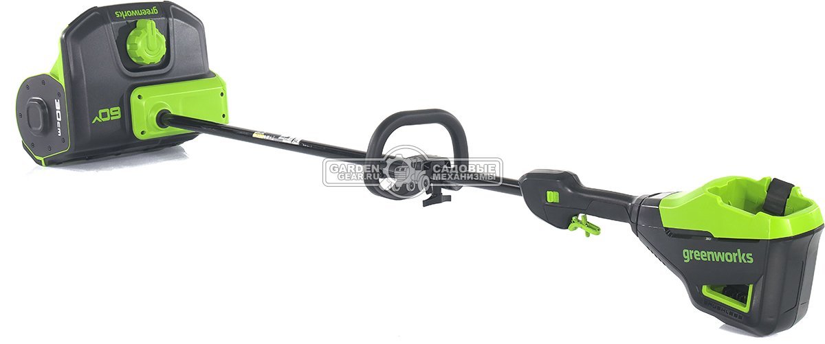 Снегоуборщик аккумуляторный / лопата GreenWorks GD60SS2 без АКБ и ЗУ (PRC, BL 60В, ширина 30 см, направляюшая выброса, 7.5 кг)