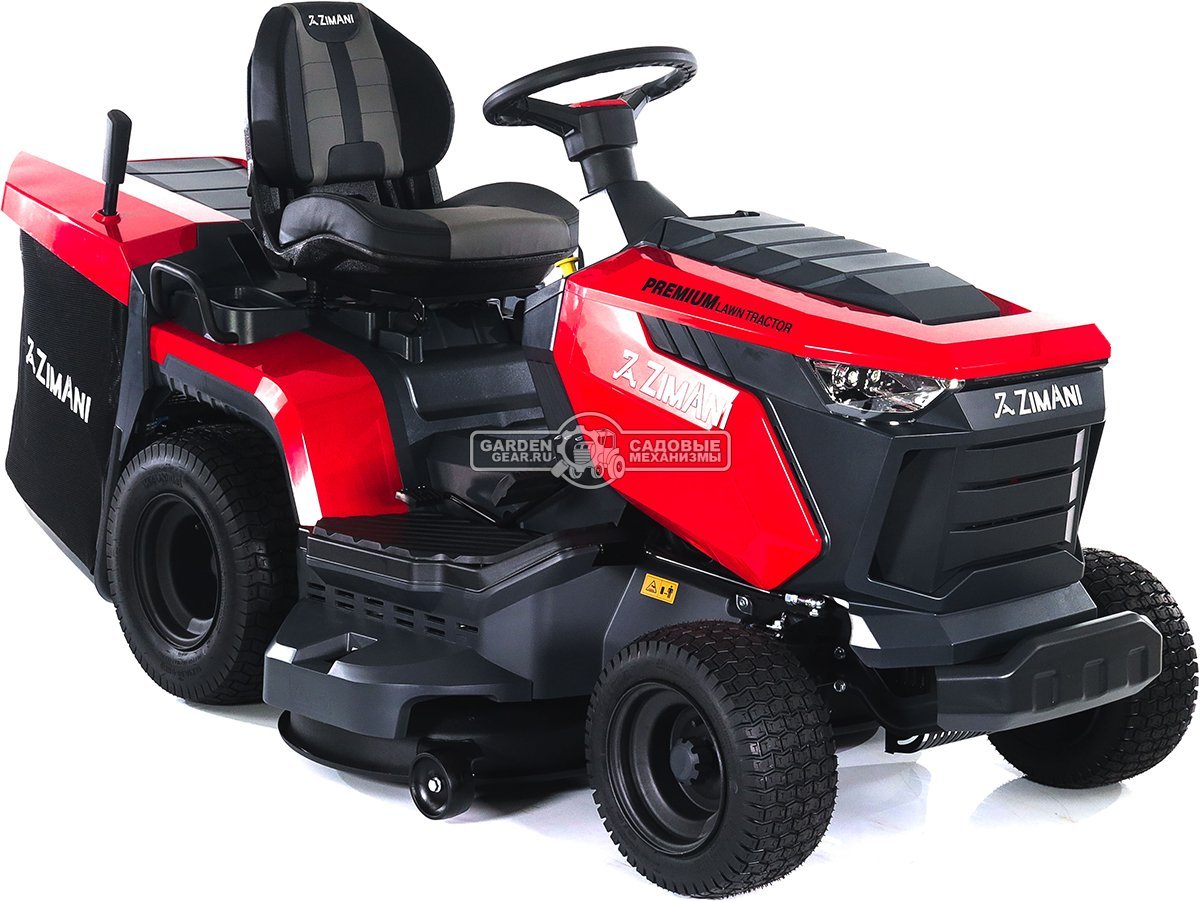 Садовый трактор ZimAni TC107HV (PRC, Loncin 586 куб.см., гидростатика, травосборник 320 л, ширина кошения 107 см, LED панель, 195 кг)