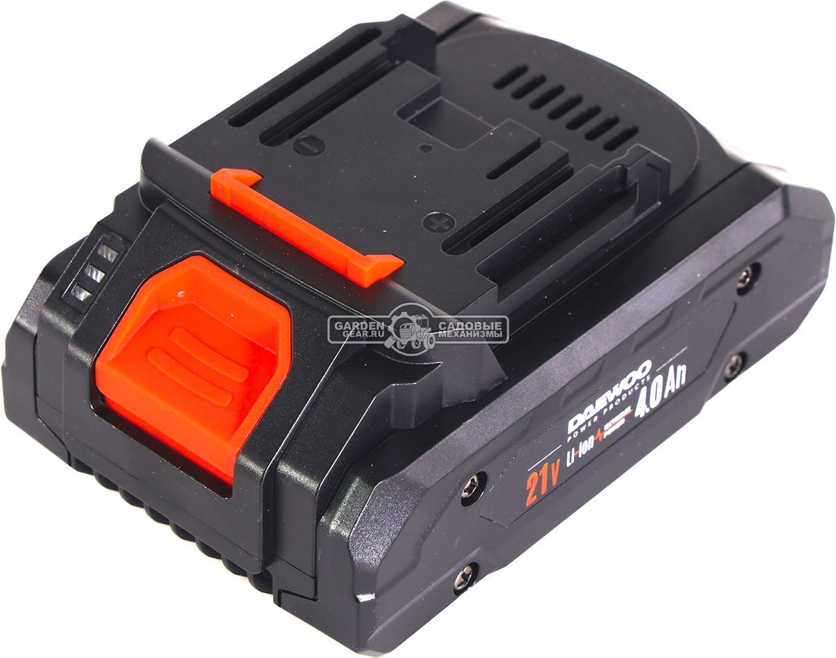 Аккумулятор Daewoo DABT 4221Li (PRC, Li-Ion, 21В, 4.0 А/ч, 0.52 кг, элементы 21700)