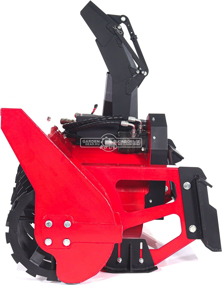 Мини-погрузчик шарнирно сочленённый RED RBF-03 + снегоуборщик + тент + отопитель (Zongshen GB750EFI 30 л.с., до 700 кг., ковш 150 л., 1270 кг.)