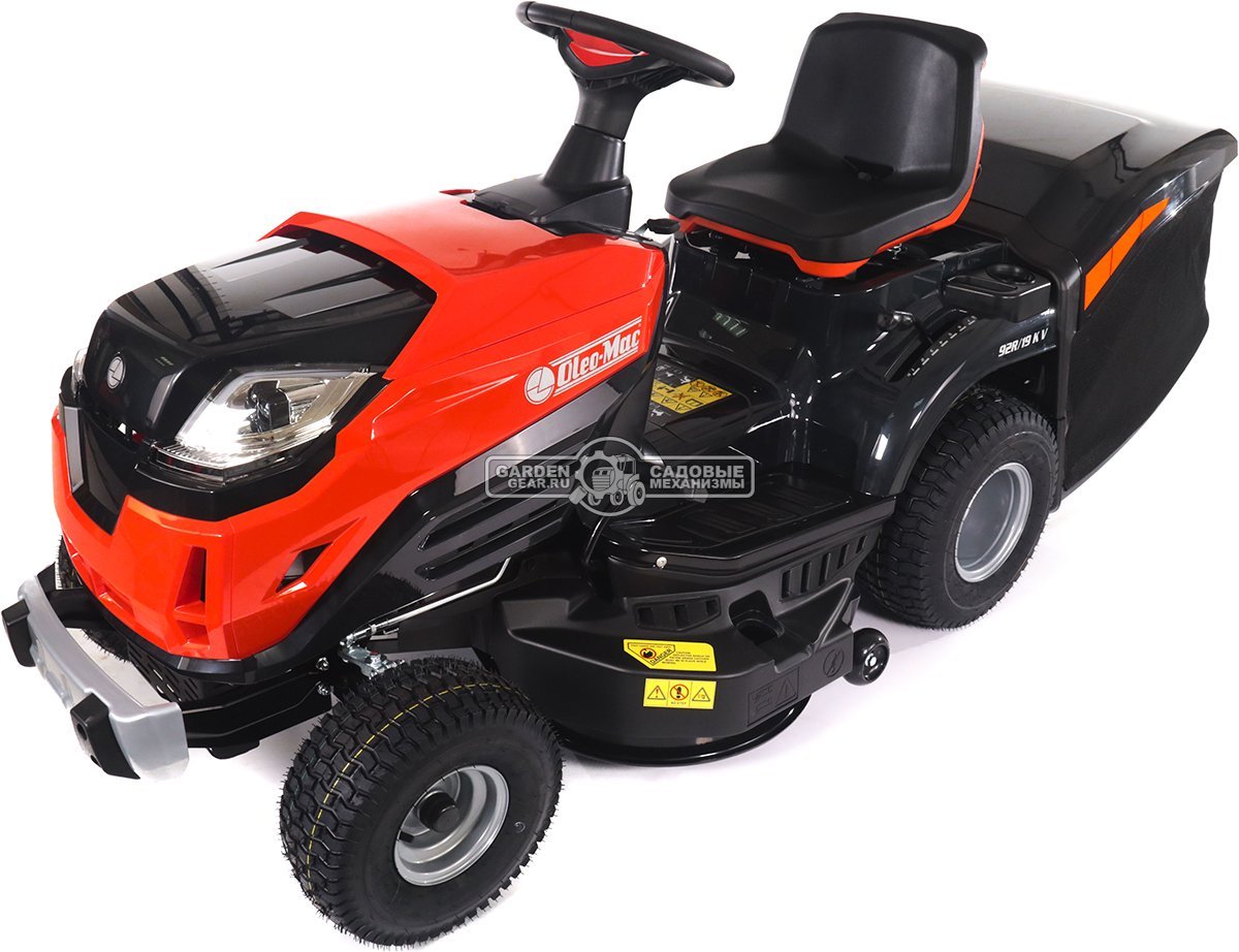 Садовый трактор Oleo-Mac OM 92R/19 KV (PRC, Emak K 1900 V-Twin, 586 см3, 92 см., гидростатика, травосборник 300 л., 198 кг.)