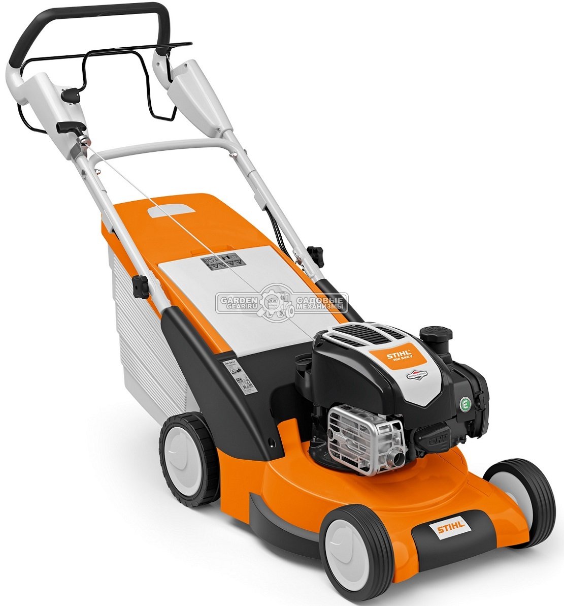 Газонокосилка бензиновая Stihl RM 545.0 V (AUT, самоходная задний привод, 43 см., B&S 650 EXi RS, 163 куб.см., пластик, 60 л., вариатор, 30 кг.)