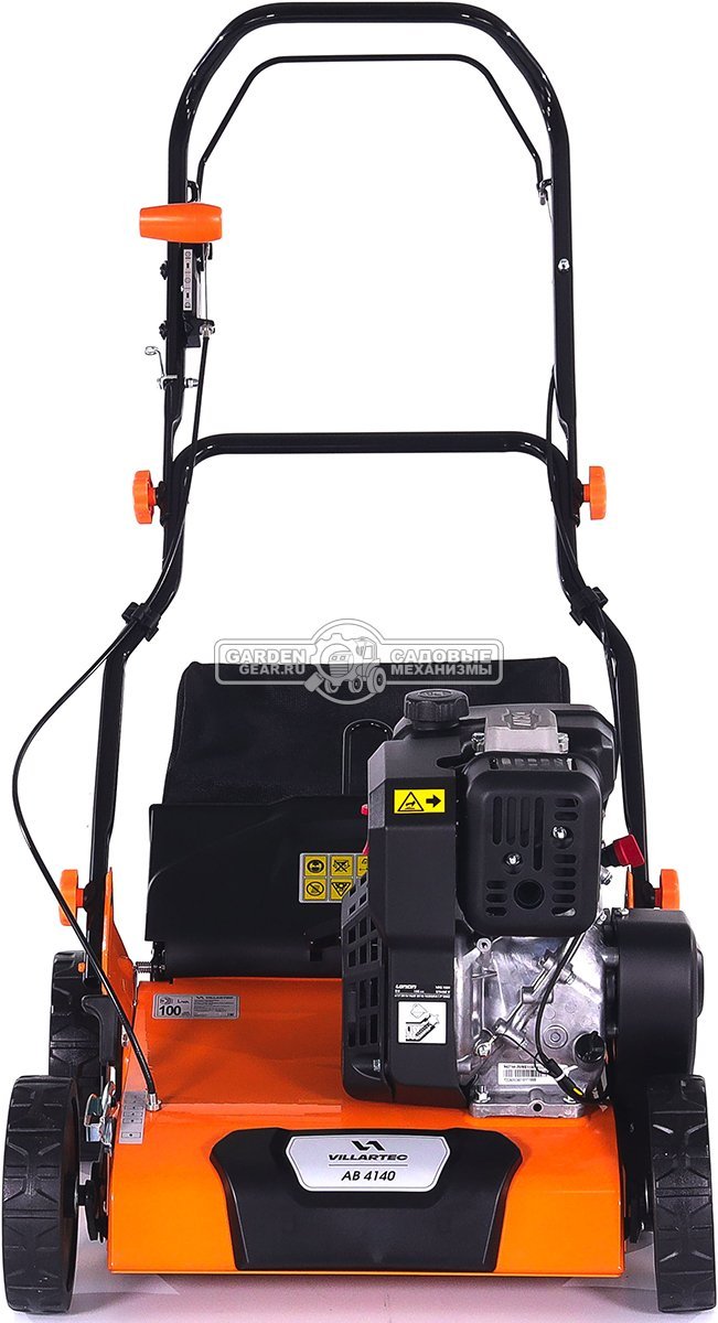 Вертикуттер - аэратор бензиновый Villartec AB 4140 (PRC, 40 см, Loncin 166 см3, ножи + пружины, 45 л, 32 кг)