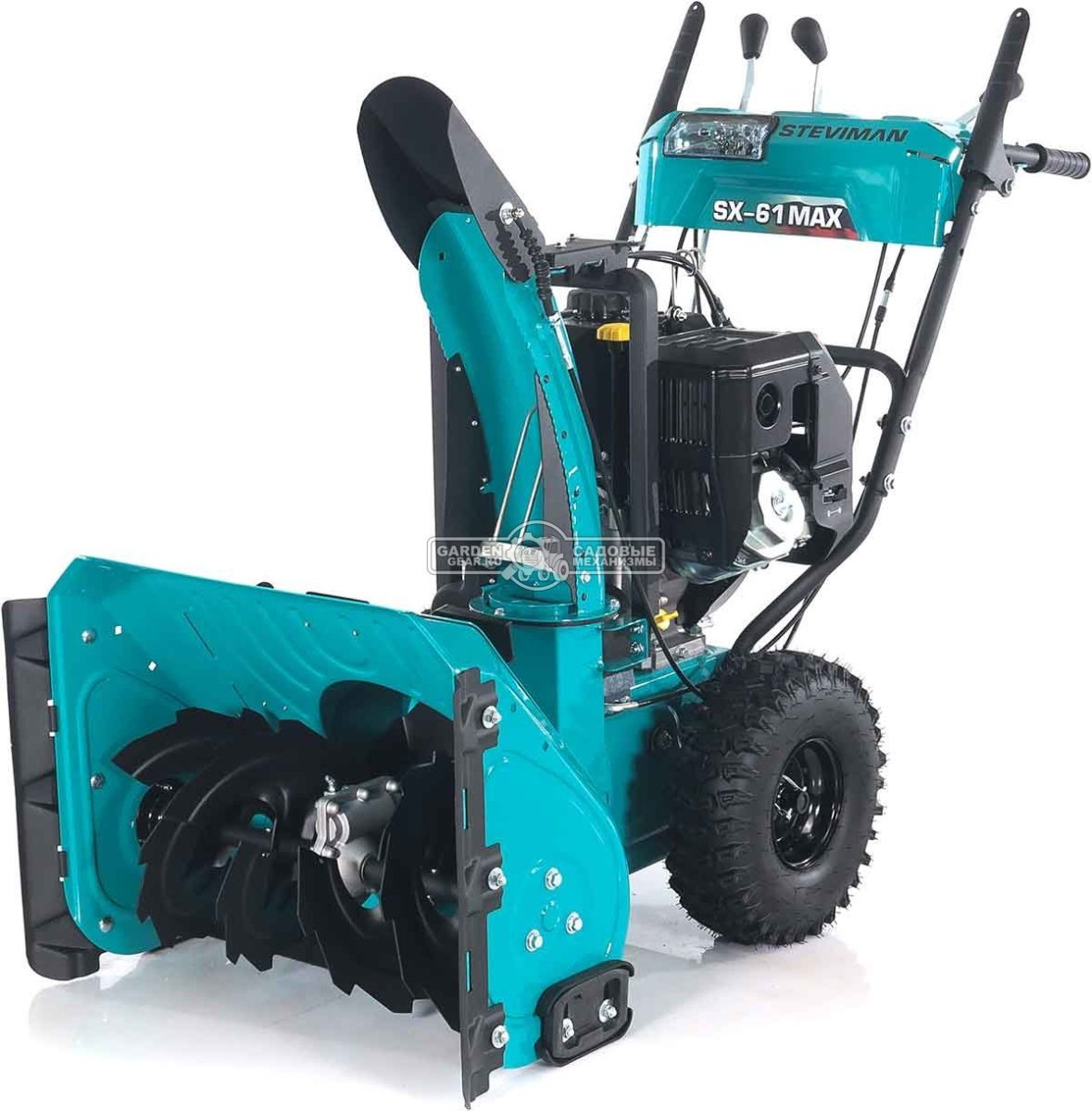 Снегоуборщик Steviman SX-61 Max (RUS, 61 см, Rato 301 см3, эл/стартер 220В, фара, скорости 6/2, 87 кг)