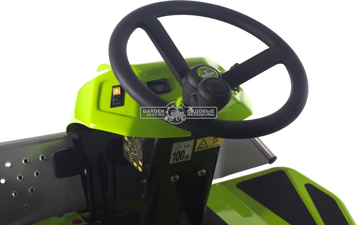Садовый трактор для высокой травы и работы на склонах Grillo Climber 10.27 4WD (ITA, B&S 8290 CXi, 724 куб.см3, задний выброс, диффер., 98 см, 383 кг)
