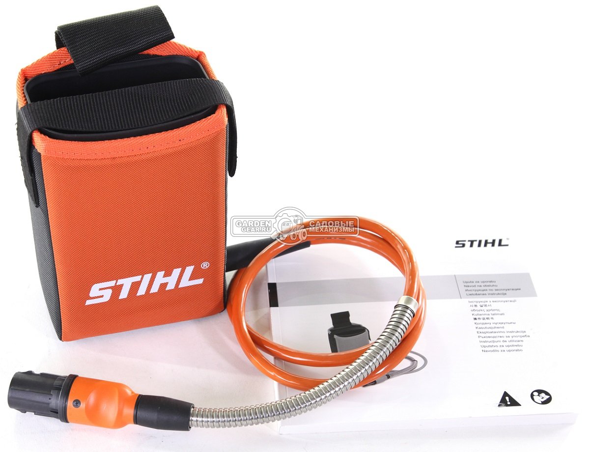 Сумка Stihl к ремню на пояс для аккумулятора AP с соединительным проводом (120 см, электронная система отключения и звуковой сигнал)