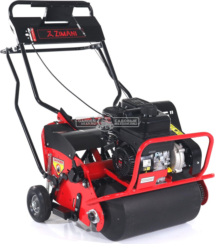 Аэратор бензиновый Zimani Lawn Core 26 (PRC, 66 см, B&S XR 6.5 л.с., сталь, прикаточный валик + пустотелые трубки, 130 кг)