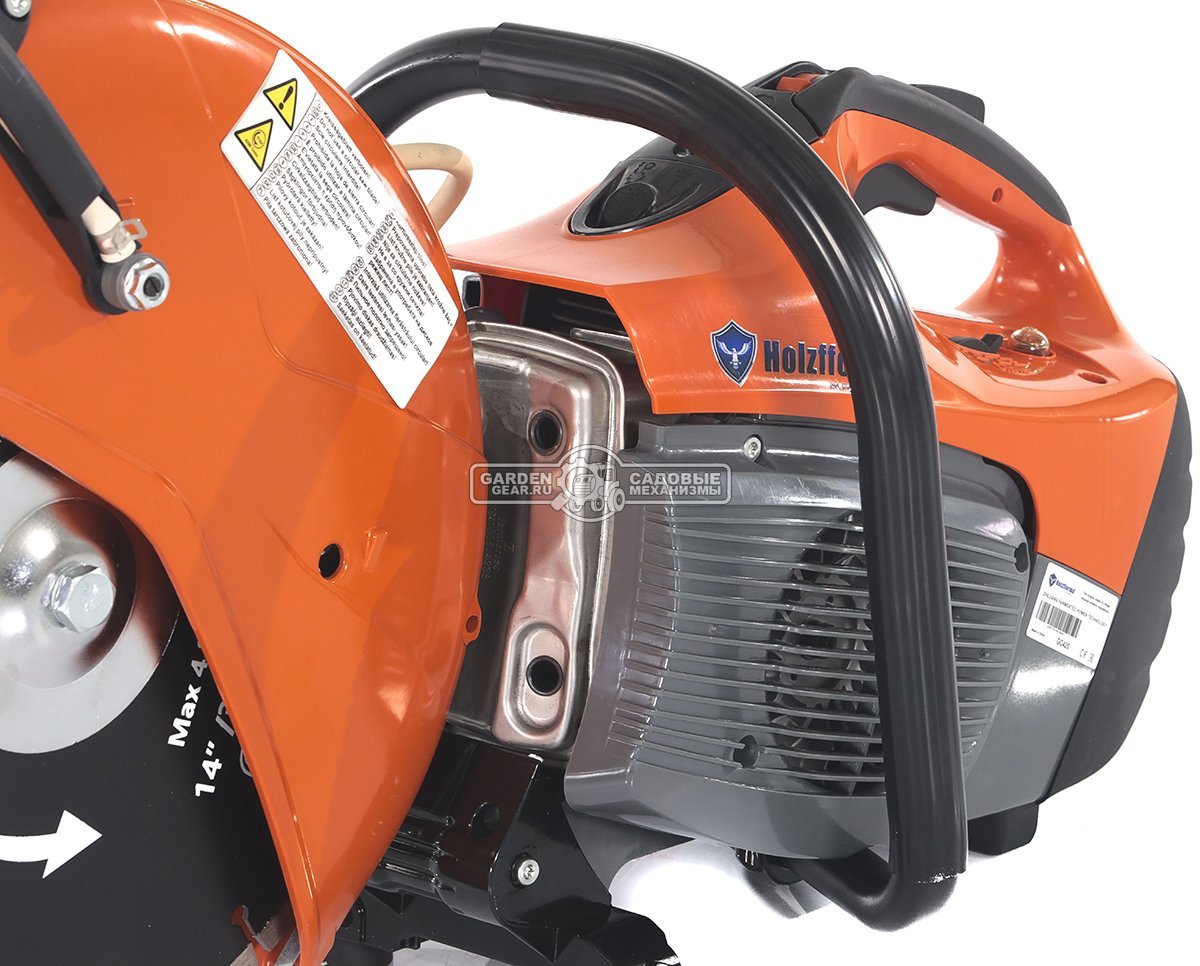 Бензорез Holzfforma GC420 14" (PRC, 66,7 см3, 3,2 кВт/4,4 л.с., диаметр круга 350 мм, глубина реза 110 мм, 9,6 кг.)