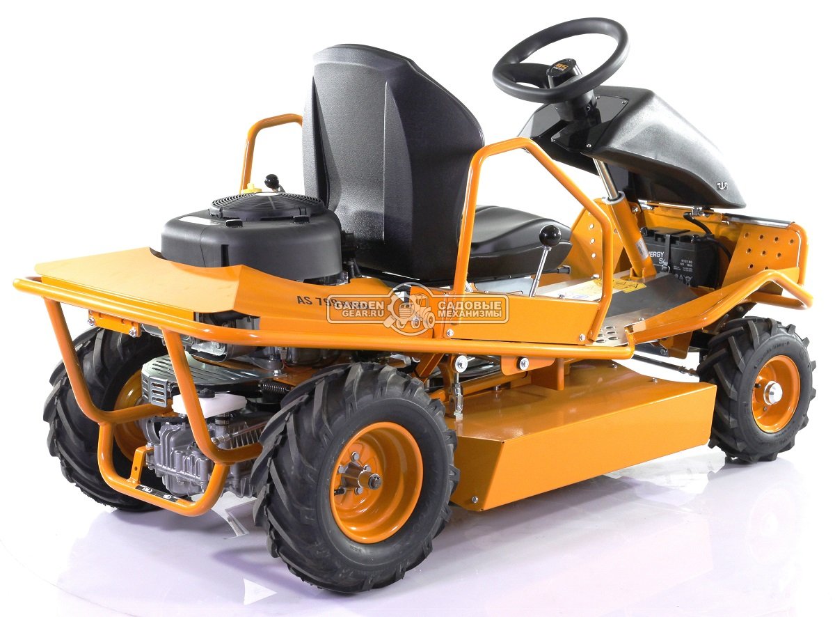 Садовый трактор для высокой травы и работы на склонах AS-Motor 799 Rider (GER, 80 см, B&S PowerBuilt, 344 см3, задний выброс, 204 кг)