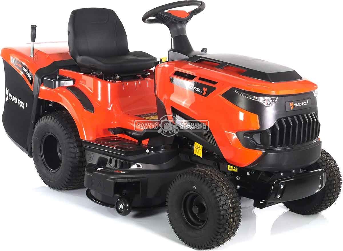 Садовый трактор Yard Fox T 92RBH (PRC, Loncin LC1P90F-1, 452 куб.см., гидростатика, травосборник 245 л, ширина кошения 92 см, 198 кг)