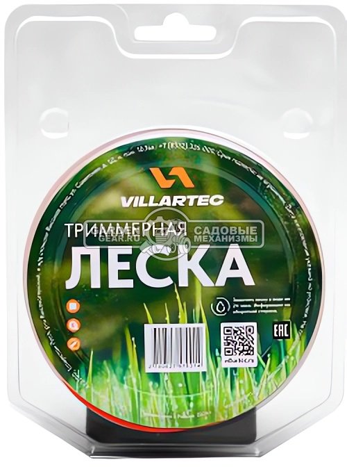 Леска Villartec Pro 3.0 мм х 15 м, квадрат, блистер (Tecomec)