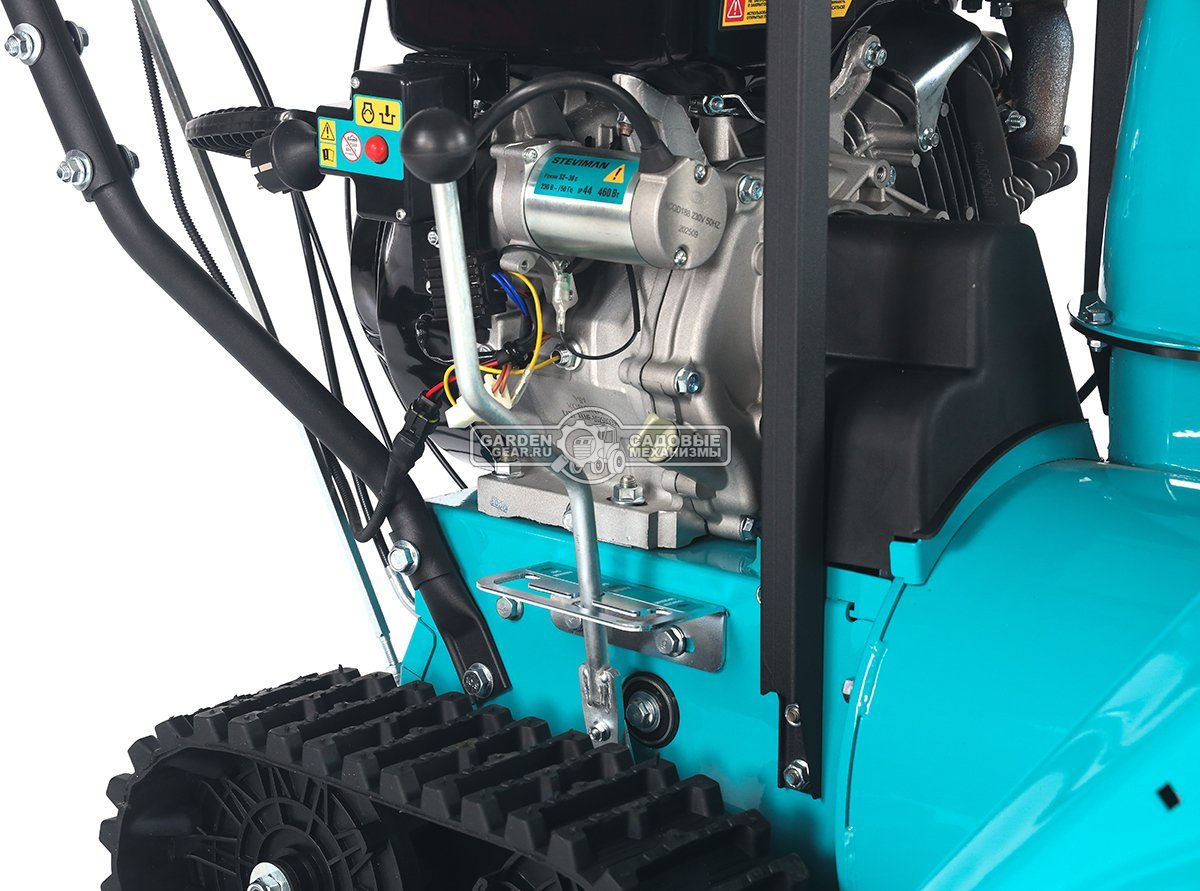 Снегоуборщик Steviman SXT-72E гусеничный (RUS, 72 см, Korona 420 см3, эл/стартер 220В, фара, скорости 6/2, 103 кг)