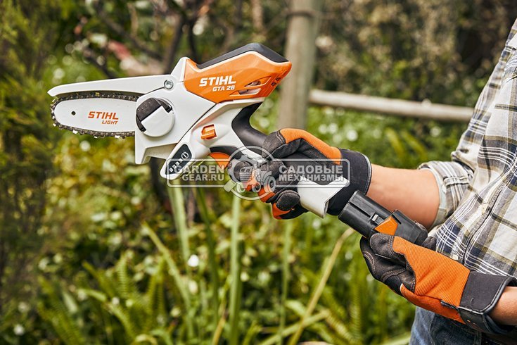 Аккумуляторный сучкорез Stihl GTA 26 без АКБ и ЗУ (GER, 4", PM3 1/4", 1,1 мм., 28E, сумка, 1,2 кг.)
