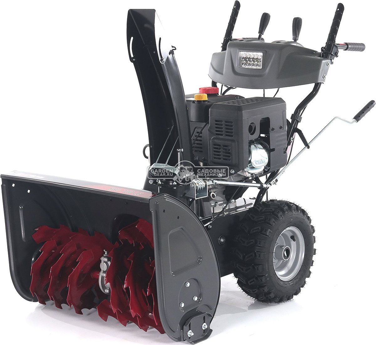 Снегоуборщик Evoline SBG 700 LE (PRC, 70 см, Loncin 383 см3, эл/стартер 220В, фара, автоматич. дифференциал, скорости 6/2, подогрев рукояток,120 кг)