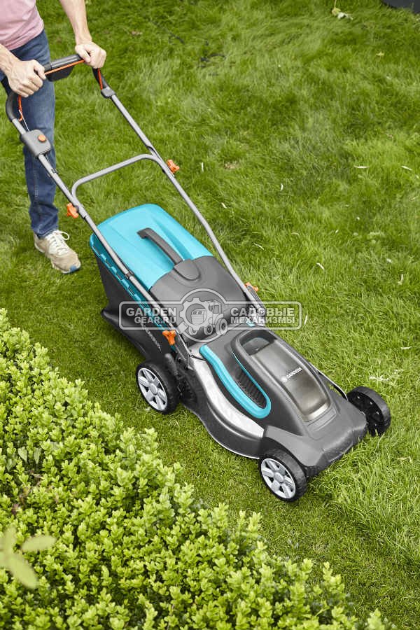 Газонокосилка аккумуляторная Gardena PowerMax Li-40/41 с АКБ 2.6 А/ч и ЗУ (PRC, Li-ion 40В, 41 см, 50 л, 21.8 кг)