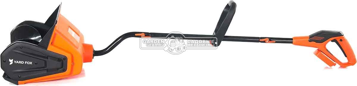 Снегоуборщик аккумуляторный / лопата Yard Fox 33E с АКБ 4 А/ч и ЗУ (PRC, BL 20В, ширина 33 см, 6 кг)