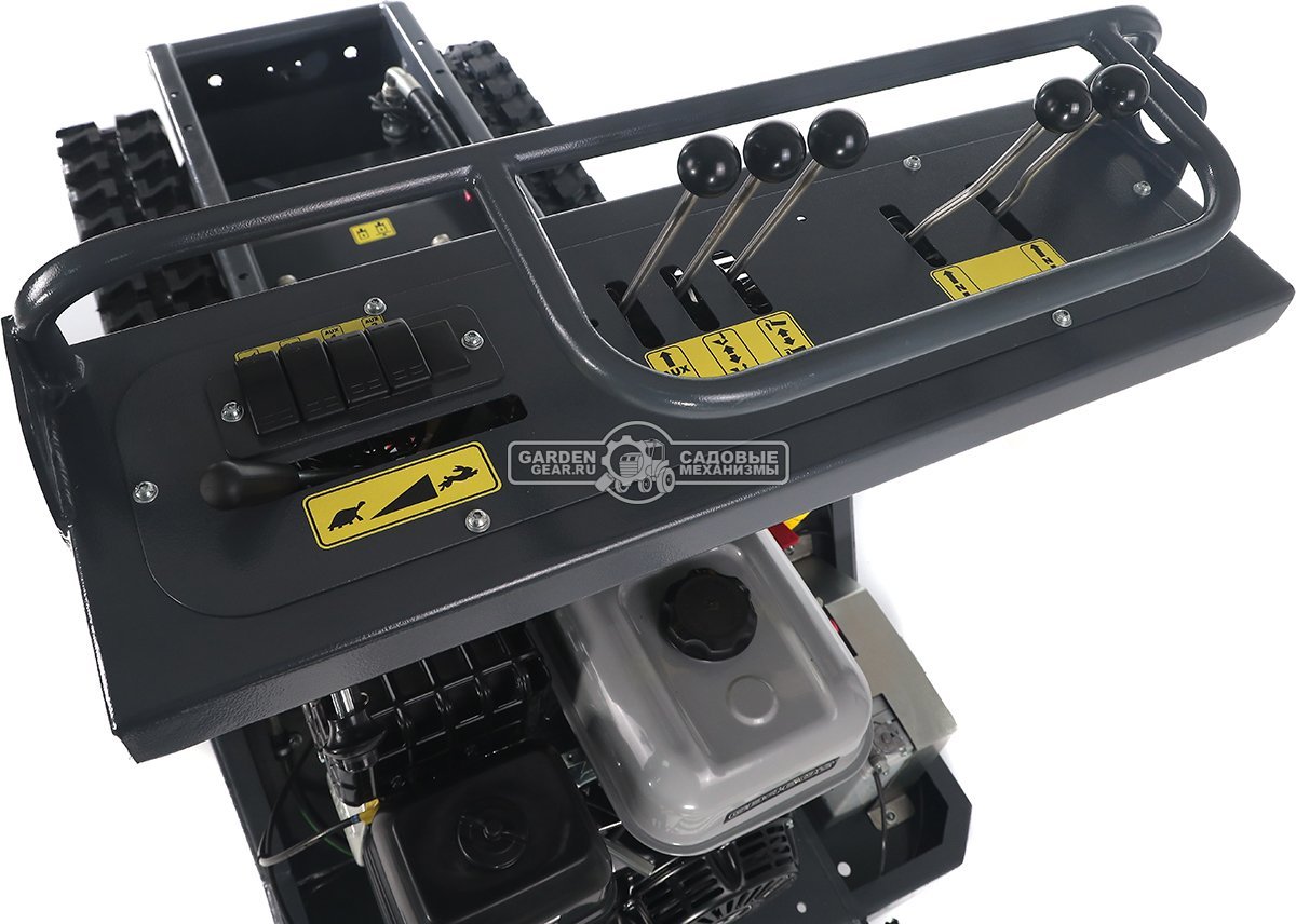 Универсальное гусеничное шасси Baumech под модуль ML-01 или GT-1000 с двигателем Zongshen GB460E с платформой оператора (с электропакетом)