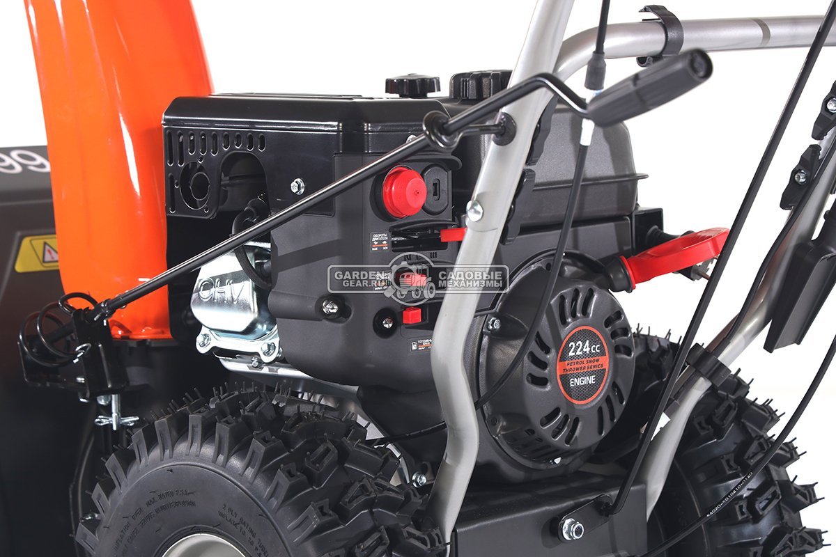 Снегоуборщик Yard Fox 6652E Basic (PRC, 66 см, Rato, 224 см3, эл/стартер 220В, подогрев рукояток, фара, скорости 6/2, 60 кг)