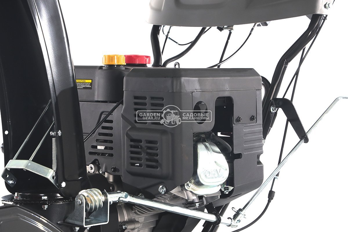 Снегоуборщик Evoline SBG 760 TLE гусеничный (PRC, 76 см, Loncin, 420 см3, эл/стартер 220В, фара, разблокировка гусениц, подогрев рукояток, 130 кг)