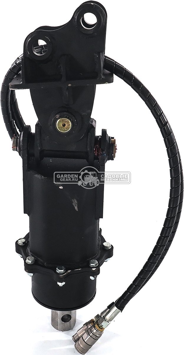 Ямобур (гидравлический вращатель) RED с переходной плитой для мини-экскаватора, 58,5 кг. 